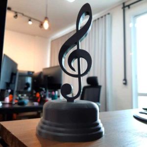 Brinde Personalizado Escola de Musica impressão 3D