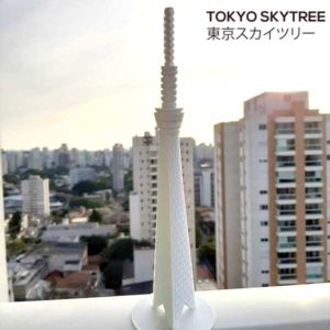 Brindes personalizados Tokyo Skytree impresso em 3D