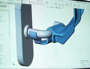 prototipo macaneta impressa 3d