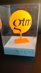 Brindes Personalizados logo GTM impressao 3D