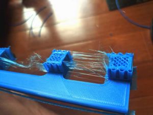 erro de stringing teia em impressão 3D